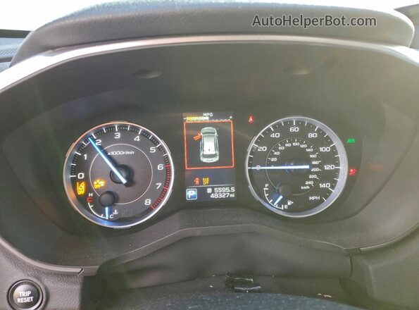 4S4WMAPD2L3465925 2020 SUBARU ASCENT Белый Вид щитка приборов