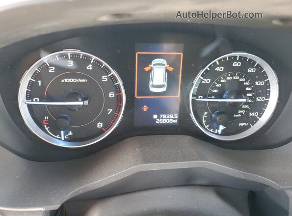 4S4WMAPD8N3449201 2022 SUBARU ASCENT Зеленый Вид щитка приборов