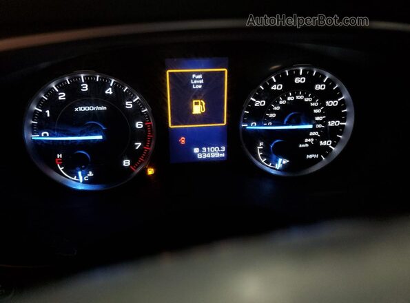 4S4WMARD2L3461225 2020 SUBARU ASCENT White Вид щитка приладів