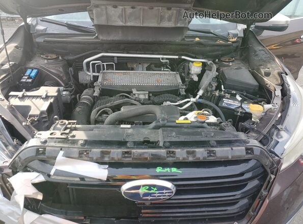 4S4WMARD3K3422254 2019 SUBARU ASCENT Brown ძრავის განყოფილების ხედი