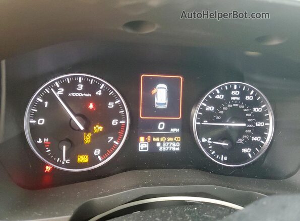 4S4WMAWD7P3462641 2023 SUBARU ASCENT Серебряный Вид щитка приборов