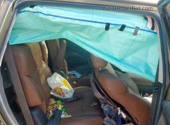 4S4WMAWD9R3451045 2024 SUBARU ASCENT Зеленый Вид задней части салона