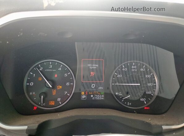 4S4WMAWD9R3451045 2024 SUBARU ASCENT Зеленый Вид щитка приборов