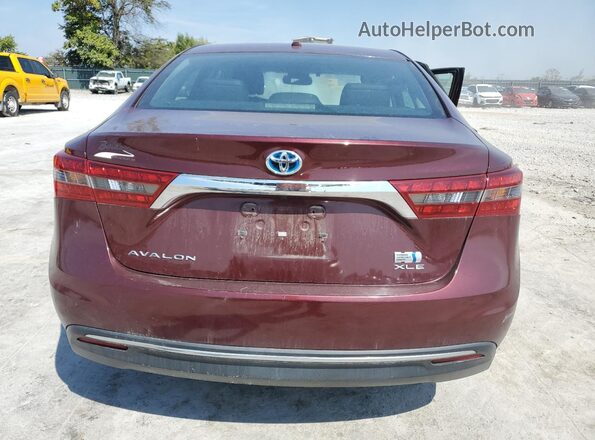 4T1BD1EB7GU051992 2016 TOYOTA AVALON Темно-бордовый Вид сзади