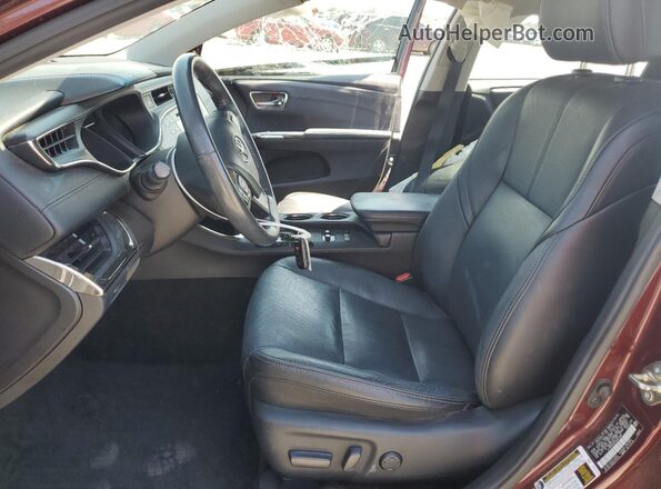 4T1BD1EB7GU051992 2016 TOYOTA AVALON Темно-бордовый Вид салона спереди
