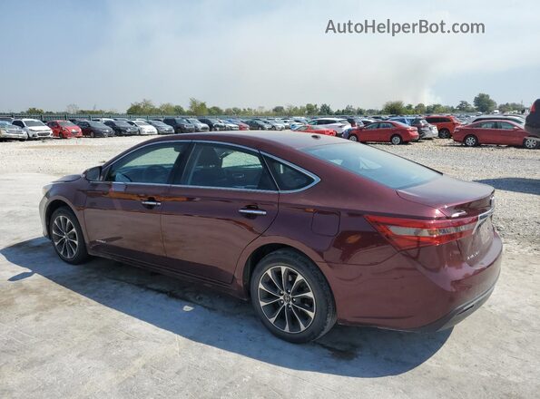 4T1BD1EB7GU051992 2016 TOYOTA AVALON Темно-бордовый Задняя левая четверть