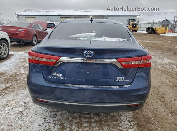 4T1BD1EB8JU059686 2018 TOYOTA AVALON Синий Вид сзади