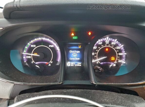 4T1BD1EB8JU059686 2018 TOYOTA AVALON Синий Вид щитка приборов