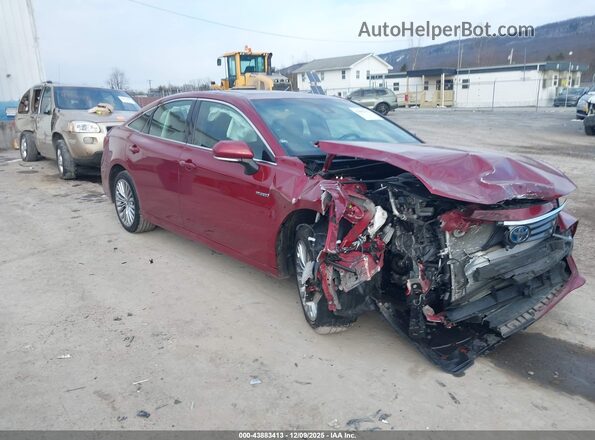 4T1DA1AB6MU007551 2021 TOYOTA LIMITED Красный Передняя правая четверть