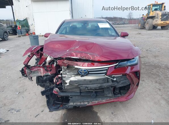 4T1DA1AB6MU007551 2021 TOYOTA LIMITED Красный Вид щитка приборов