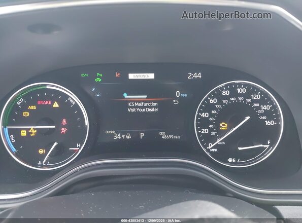 4T1DA1AB6MU007551 2021 TOYOTA LIMITED Красный Вид задних сидений
