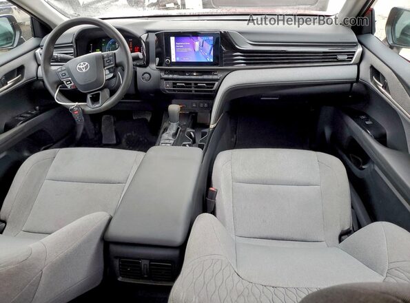 4T1DAACK2SU108807 2025 TOYOTA CAMRY Red Widok deski rozdzielczej