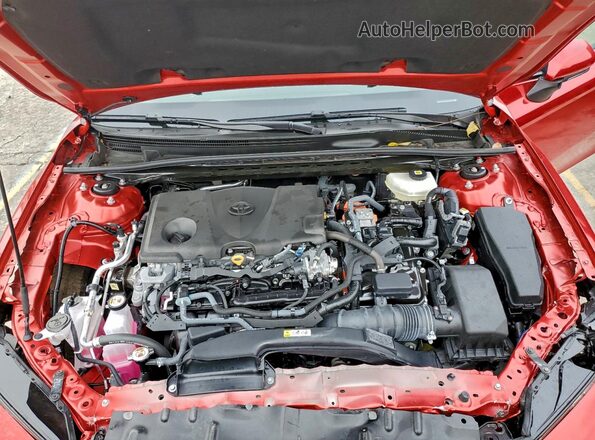 4T1DAACK2SU108807 2025 TOYOTA CAMRY Red Widok wnętrza z tyłu