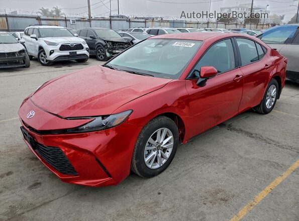 4T1DAACK2SU108807 2025 TOYOTA CAMRY Red Przód lewy