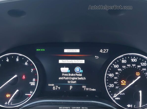 4T1EZ1FB4LU055036 2020 TOYOTA AVALON Синий Вид задних сидений