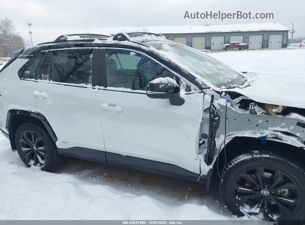 4T3E6RFV1PU115918 2023 TOYOTA RAV4 HYBRID Белый Вид задней части салона