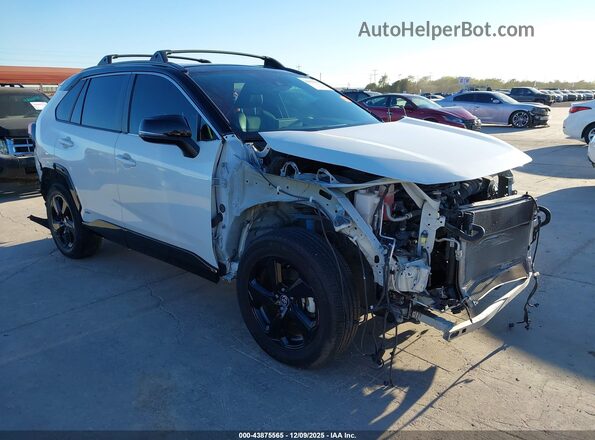 4T3E6RFV4MU064085 2021 TOYOTA RAV4 HYBRID Белый Передняя правая четверть