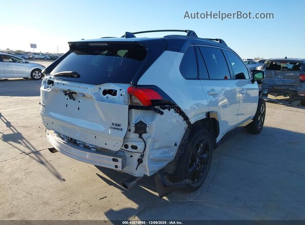 4T3E6RFV4MU064085 2021 TOYOTA RAV4 HYBRID Белый Задняя правая четверть