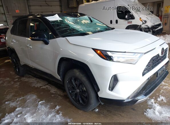 4T3E6RFV4SU178147 2025 TOYOTA RAV4 HYBRID Белый Передняя правая четверть