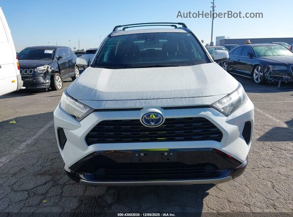 4T3T6RFV9NU071316 2022 TOYOTA RAV4 HYBRID White Вид щитка приладів