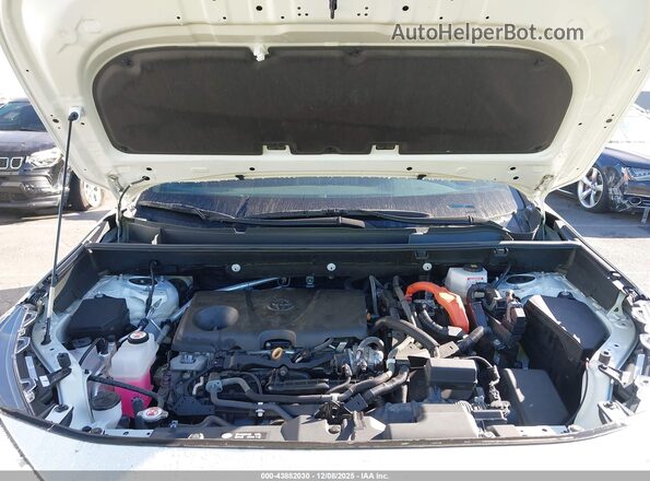 4T3T6RFV9NU071316 2022 TOYOTA RAV4 HYBRID White Вид ззаду