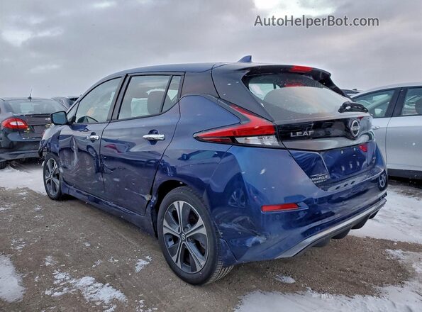 1N4CZ1CV7RC552581 2024 NISSAN LEAF Синий Задняя правая четверть