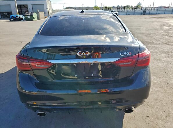 JN1EV7AP4LM206790 2020 INFINITI Q50 Черный Вид салона спереди