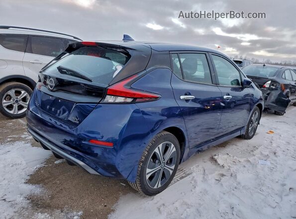 1N4CZ1CV7RC552581 2024 NISSAN LEAF Синий Передняя правая четверть