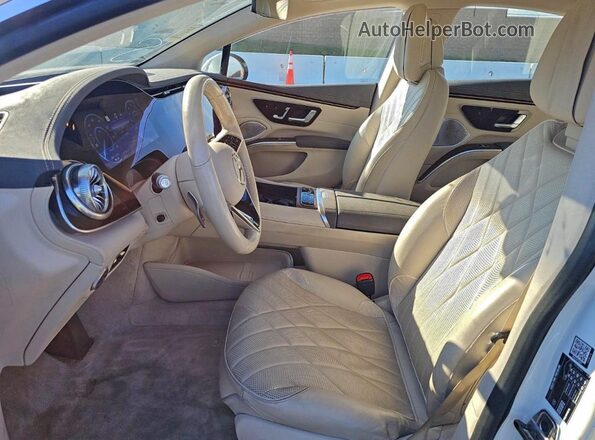 W1KCG4EB5NA011755 2022 MERCEDES-BENZ EQS White Widok z tyłu