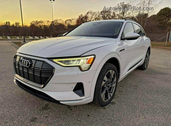 WA1AAAGE8MB010286 2021 AUDI E-TRON White უკანა მარცხენა