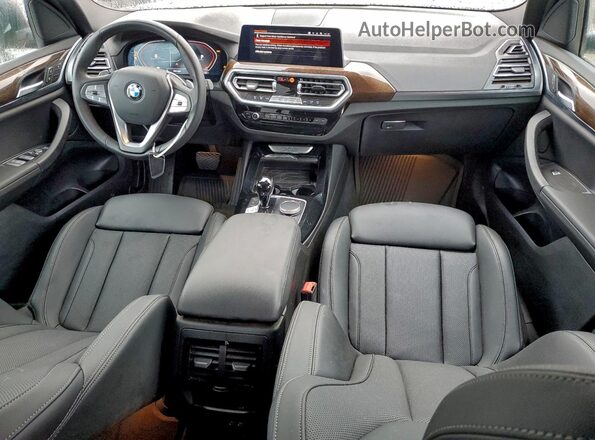 5UX43DP04R9W98822 2024 BMW X3 Черный Вид щитка приборов