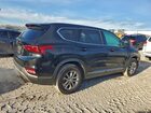 2019 Hyundai Santa Fe Se Черный vin: 5NMS23AD0KH004364