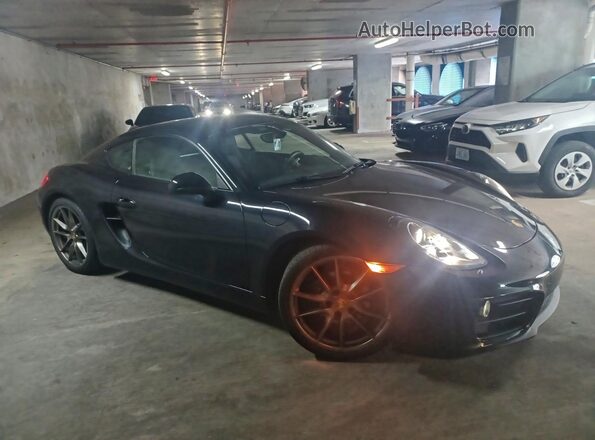 WP0AA2A86GK171223 2016 PORSCHE CAYMAN Черный Задняя левая четверть