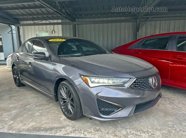 19UDE2F81NA008011 2022 ACURA ILX Серый Задняя левая четверть