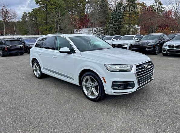 WA1VAAF71KD001323 2019 AUDI Q7 Белый Задняя правая четверть