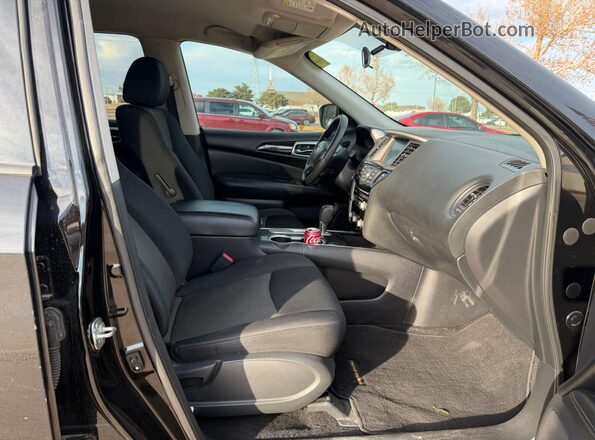 5N1DR2MN8JC628022 2018 NISSAN PATHFINDER Black Вид ззаду
