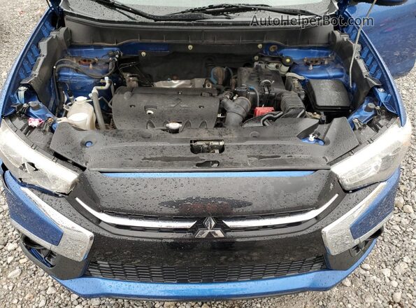 JA4AR3AU5JZ024363 2018 MITSUBISHI OUTLANDER Синий Вид наклейки с VIN-кодом