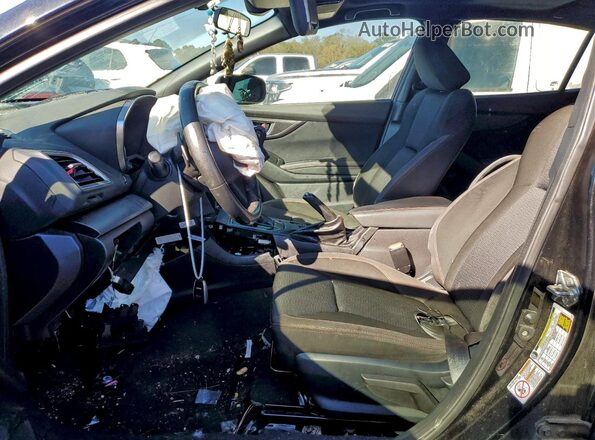 4S3GTAM68K3752685 2019 SUBARU IMPREZA Black Առջևի վահանակի տեսք
