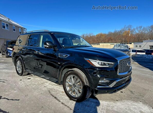 JN8AZ2NE6J9193430 2018 INFINITI QX80 Черный Вид спереди