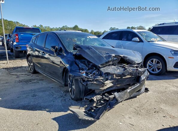 4S3GTAM68K3752685 2019 SUBARU IMPREZA Black Դիմացի տեսք
