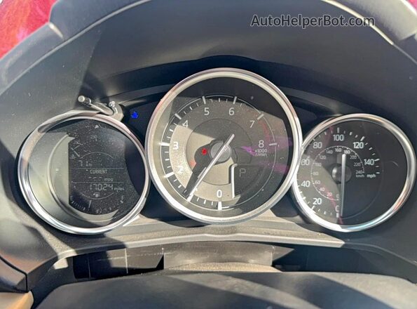 JM1NDAD73J0200475 2018 MAZDA MX-5 Red Widok zestawu wskaźników