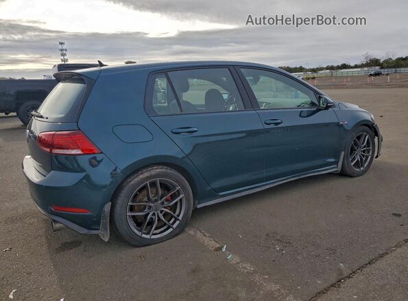 3VW447AU2JM261593 2018 VOLKSWAGEN GTI Green Delantero derecho