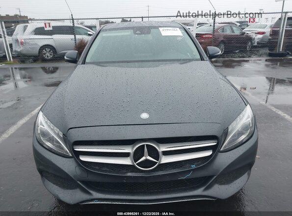 55SWF4JB0GU157988 2016 MERCEDES-BENZ C-CLASS Gray Вид спереду