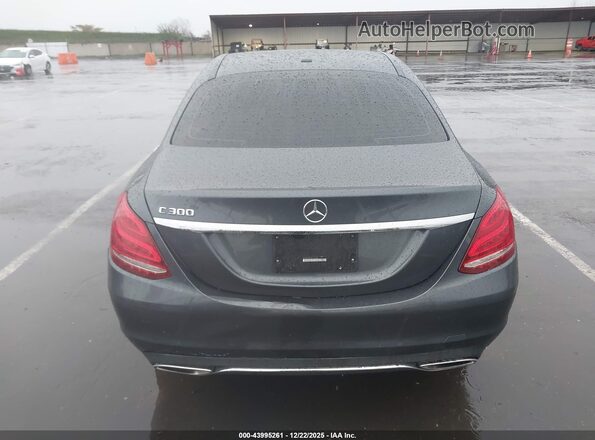 55SWF4JB0GU157988 2016 MERCEDES-BENZ C-CLASS Gray 