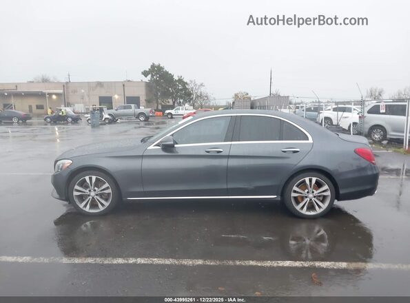 55SWF4JB0GU157988 2016 MERCEDES-BENZ C-CLASS Gray Панорамний вид салону 360°