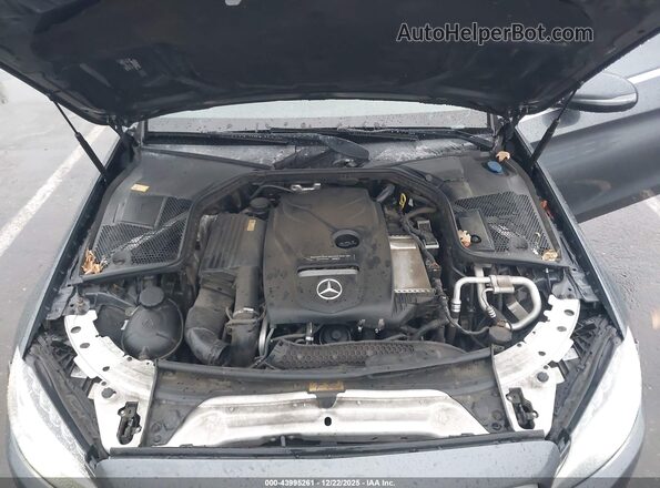 55SWF4JB0GU157988 2016 MERCEDES-BENZ C-CLASS Gray Вид ззаду