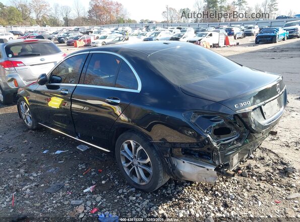 55SWF4JB7HU186678 2017 MERCEDES-BENZ C-CLASS Черный Задняя левая четверть