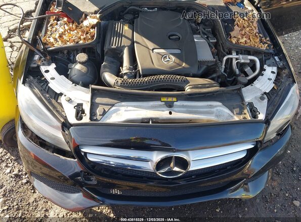 55SWF4JB7HU186678 2017 MERCEDES-BENZ C-CLASS Черный Вид сзади
