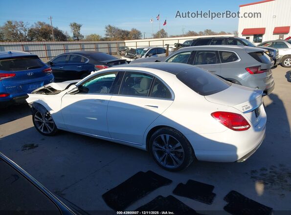 55SWF4JB9GU170576 2016 MERCEDES-BENZ C-CLASS White 360 interior view