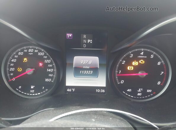 55SWF4JB9HU179392 2017 MERCEDES-BENZ C-CLASS Серый Вид задних сидений